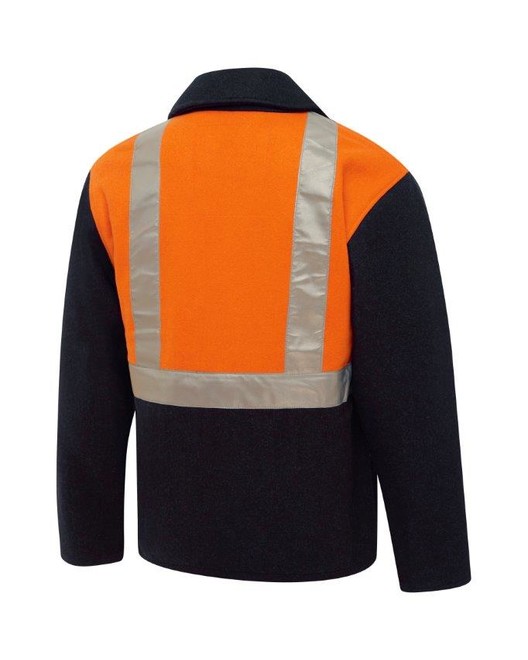 Day/Night High Vis Wool 'Bluey' Jacket