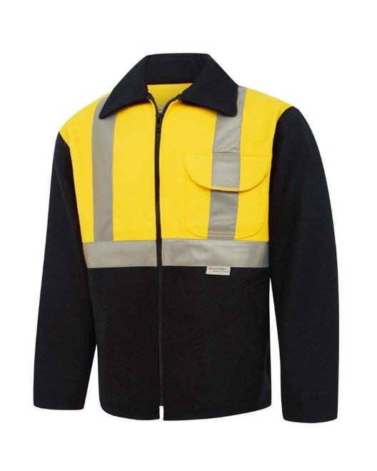 Day/Night High Vis Wool 'Bluey' Jacket