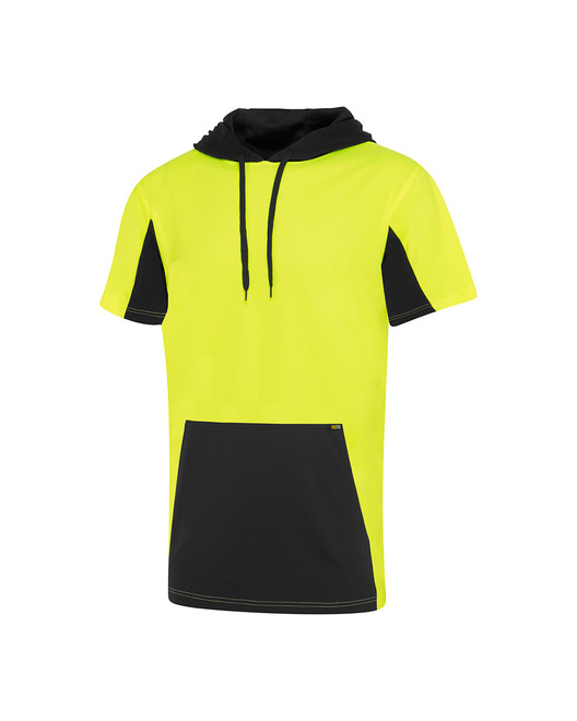 Hi Vis Evapor8 Hoodie- Short Sleeve